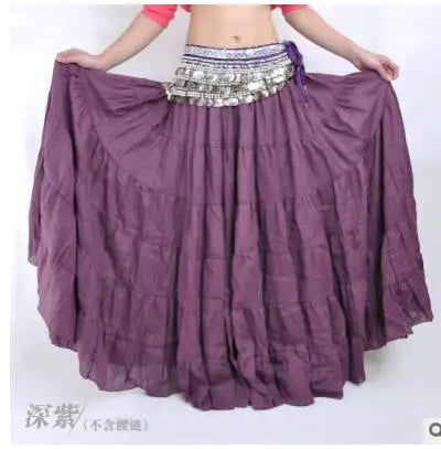 MINGYINIGECN Gypsy Swing Skirt Belly Dance Costume Women