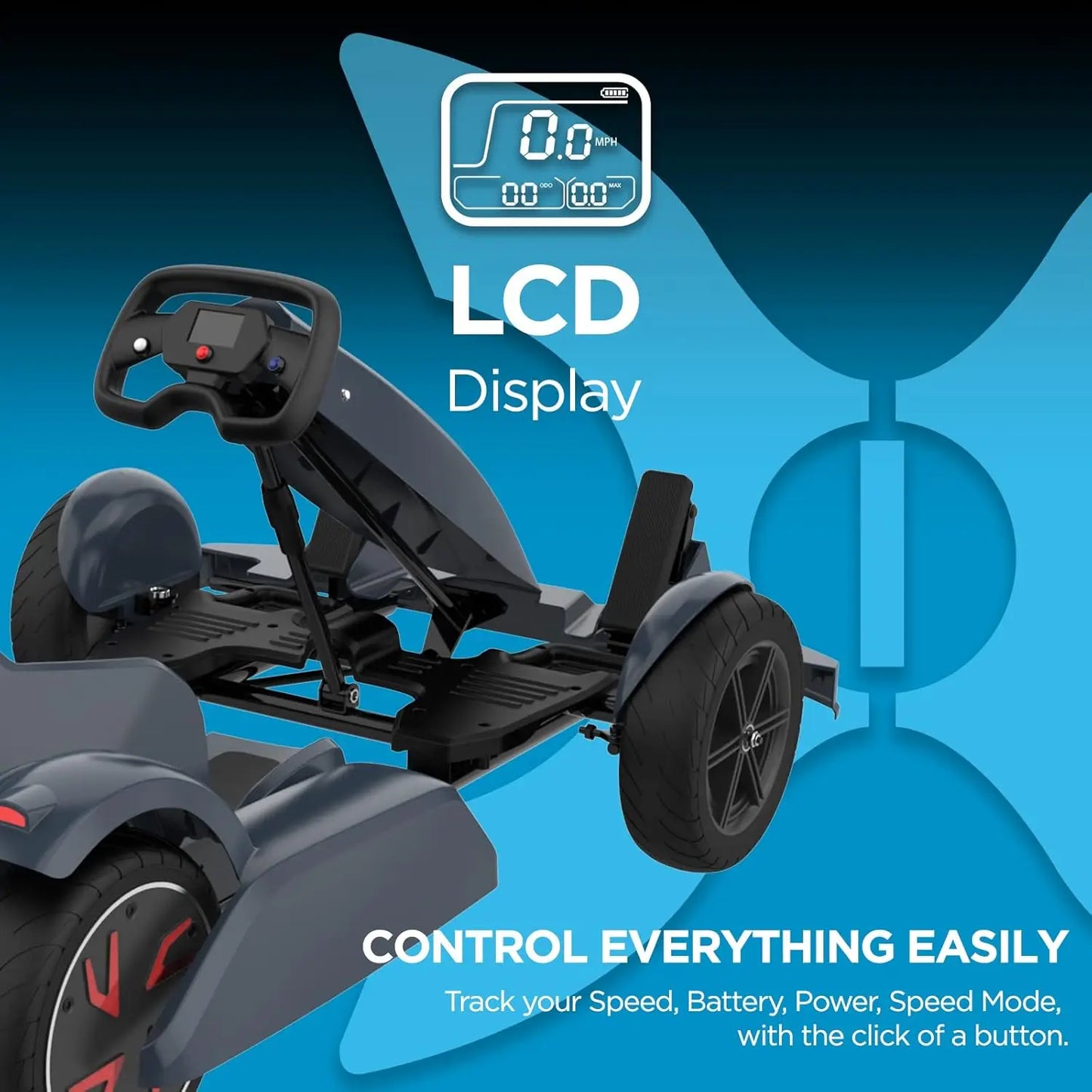 Hover-1 FM95 Electric Go Kart For Two Passengers And Safety